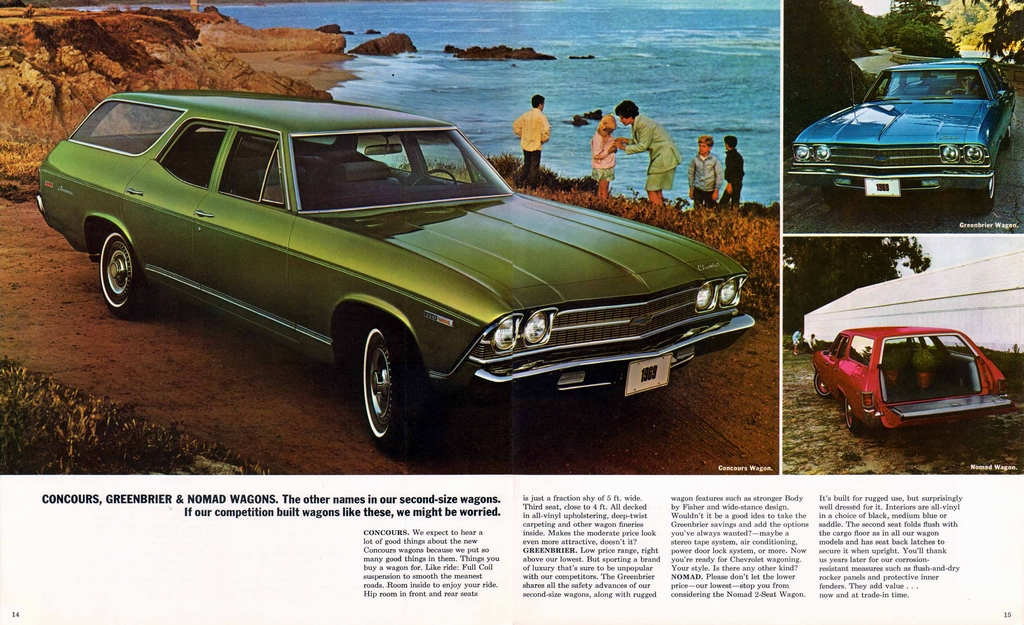 1969 Chevrolet Wagons Brochure Page 6